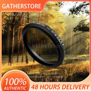 Andoer 62mm ND Fader Neutral Density Adjustable ND2 to ND400 Variable Filter for Canon Nikon DSLR Camera