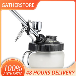 Bình xịt áp suất nồi thủy tinh làm sạch KKmoon Airbrush với bộ bàn chải và giá đỡ