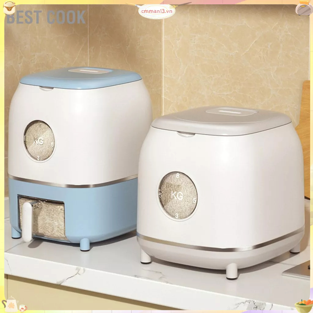 Best cook Thùng đựng gạo kín hơi nhà bếp Hộp hạt cmman13.vn