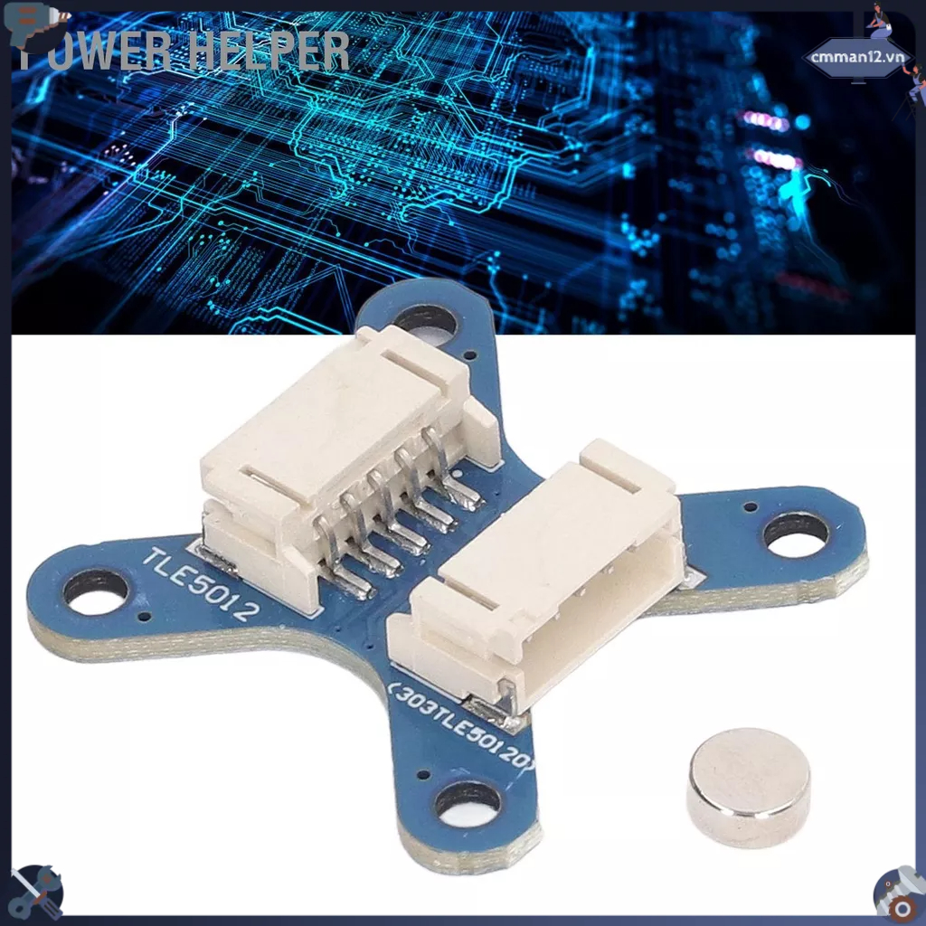 Power Helper Bộ mã hóa từ tính Mô-đun cảm biến đo góc ứng độ chính xác cao 15 bit