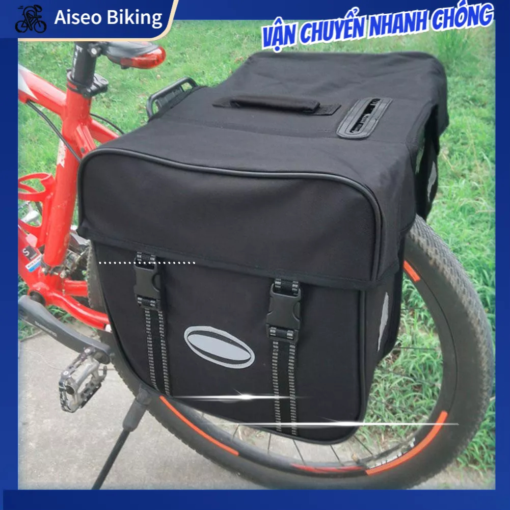 Aiseo Biking Ngoài Trời Chống Thấm Nước Xe Đạp Ghế Sau Đuôi Túi Bảo Quản Giá Cốp Du Lịch Pannier Đôi