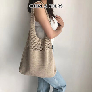 Cherlkolrs túi xách nữ đan len thời trang hàn quốc