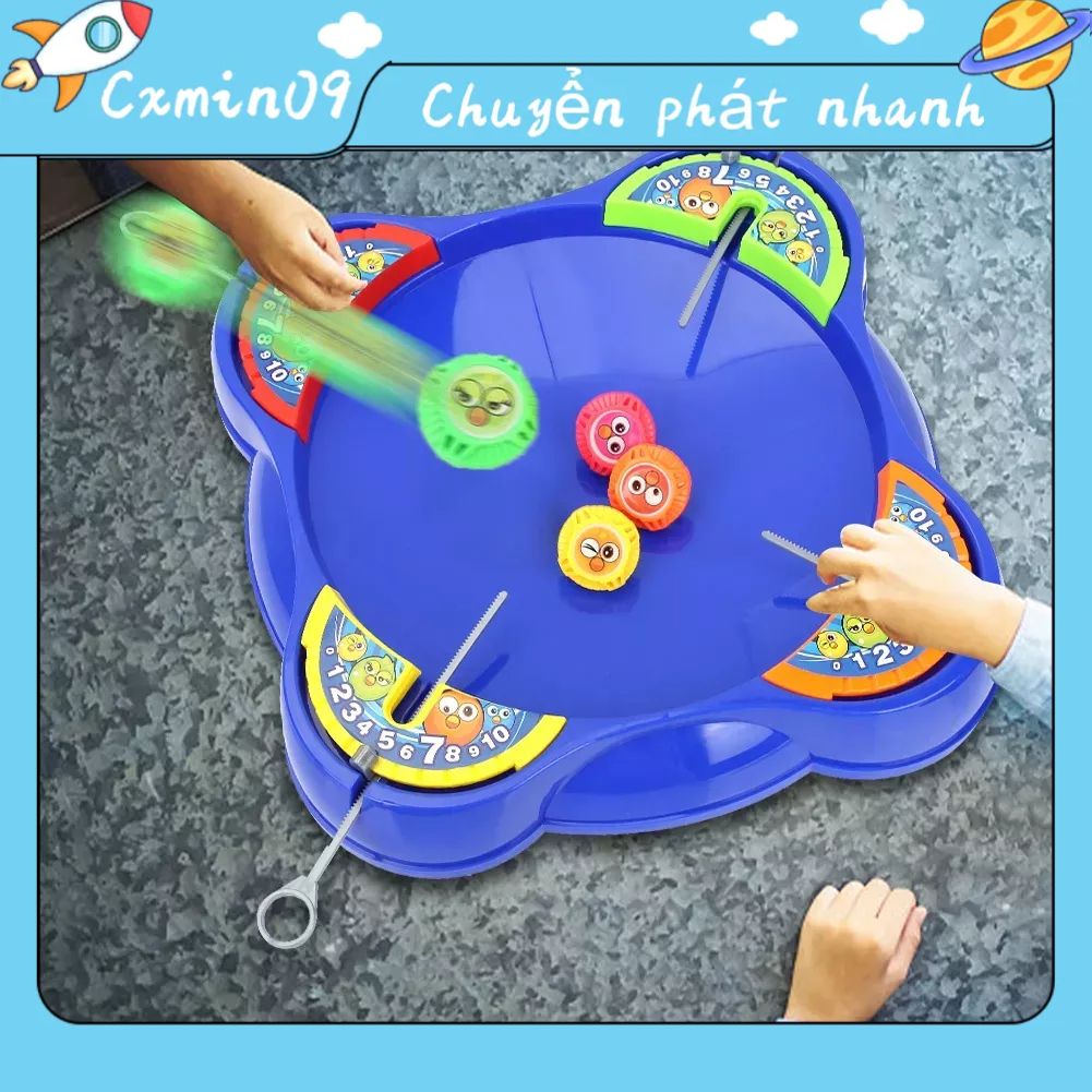 Bộ con quay nado sắt có, Bộ con quay có tay cầm + sàn đấu cực đỉnh, Trận đấu tay đôi thú vị Con quay Phụ kiện đồ chơi Dreidel Quà tặng trẻ em Cxmin09