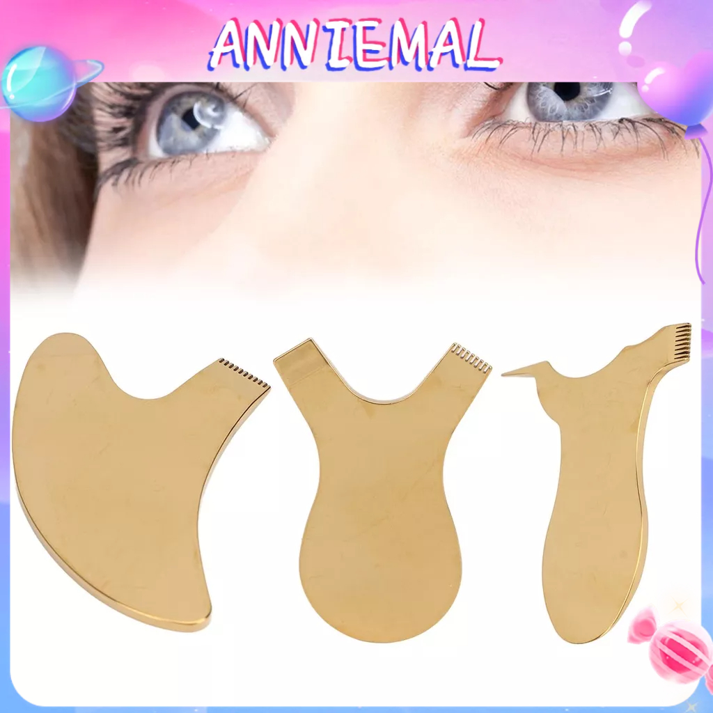 ANNIEMAL T V Y Hình Lược Làn Mi Nâng Bàn Chải Ghép Uốn Tóc Tinting Phần Mở Rộng Tiếp Liệu Dụng Cụ Vàng