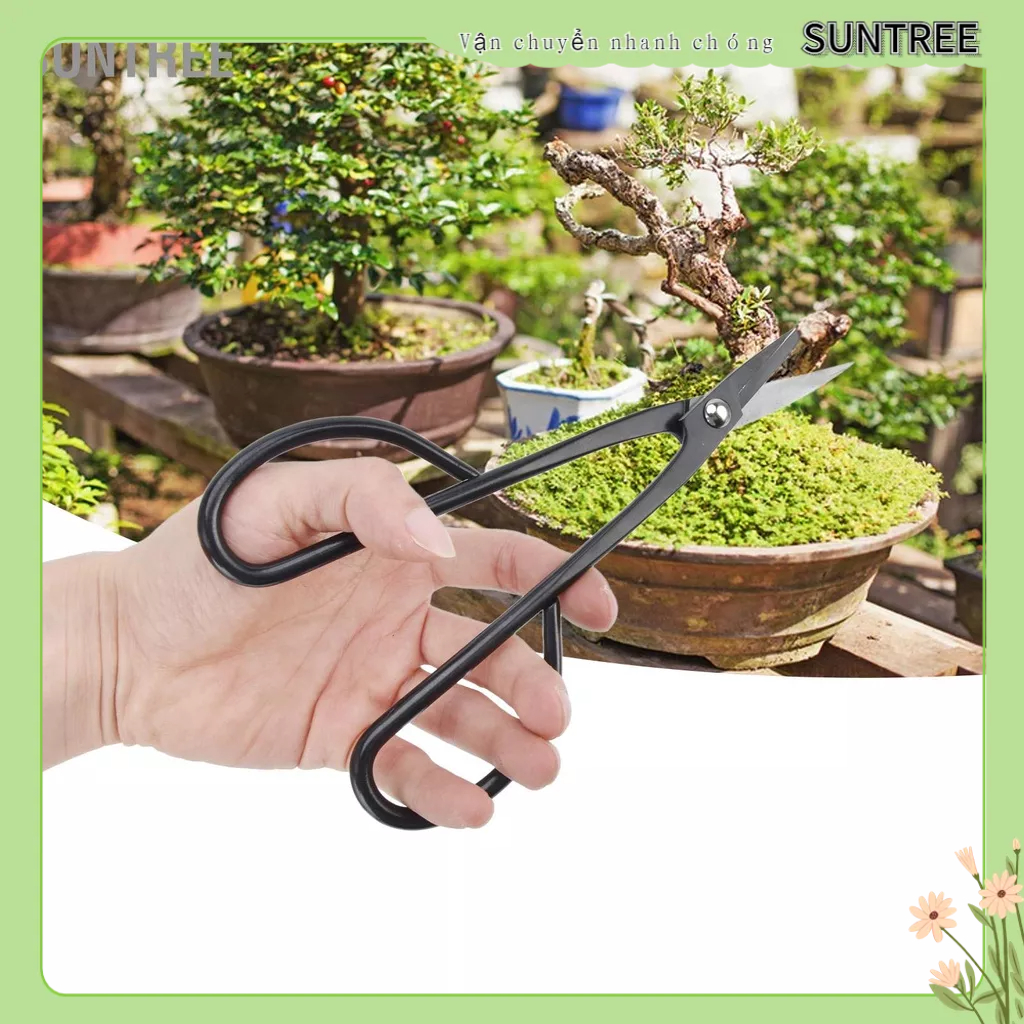 SUNTREE Kéo Cây Cảnh 210MM Thép Tổng Hợp Có Độ Cứng Cao Chống Gỉ Cắt Mầm Lá Dùng Cắm Hoa Trong Vườn