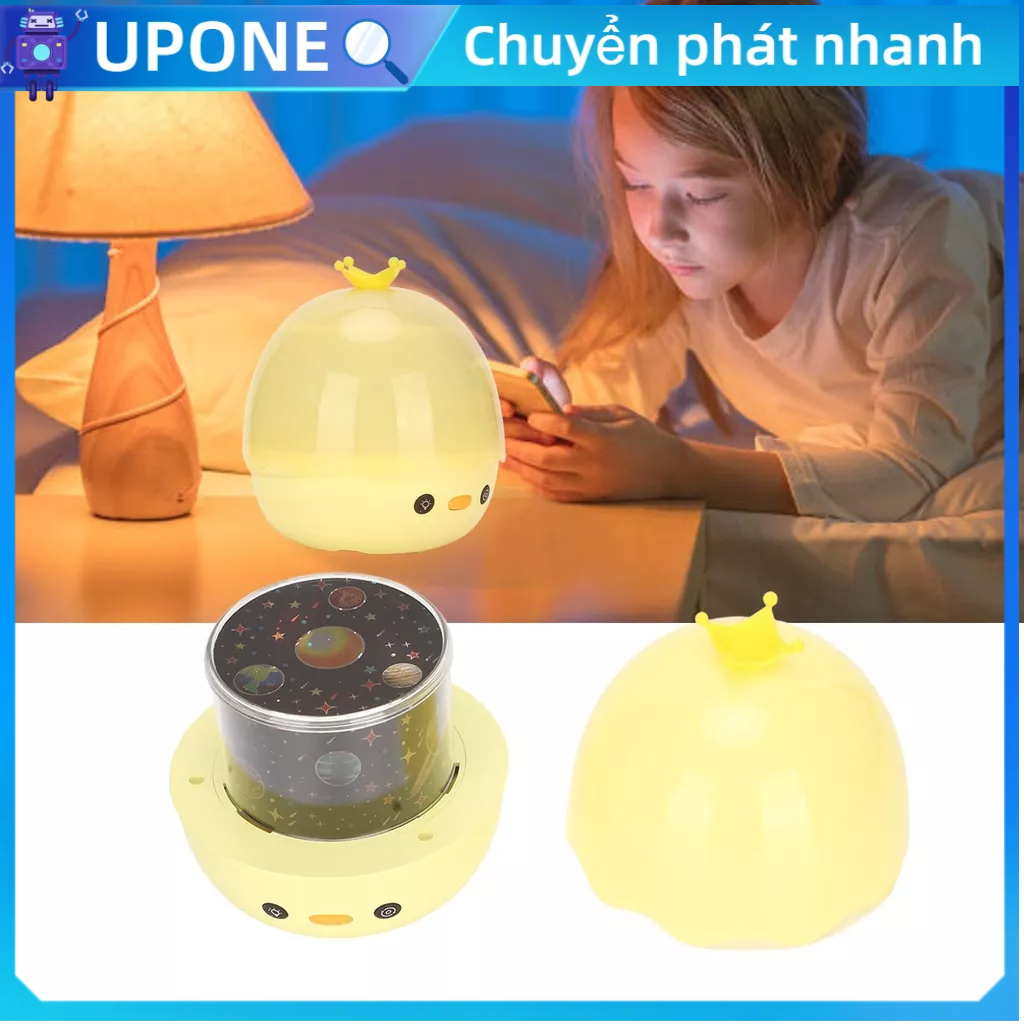 UPONE Đèn Chiếu Âm Nhạc Bluetooth 3 Chế Độ Sáng Loa Không Dây Máy Ngủ Cho Tiệc Phòng