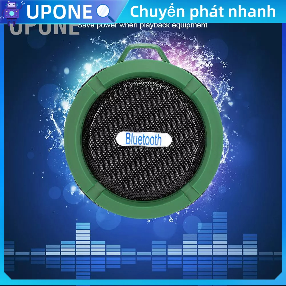 UPONE C6 Kết Nối Không Dây Bluetooth Chống Nước Truyền Âm Thanh Leo Núi Ngoài Trời Đi Xe Đạp Bass Di Động Loa Thể Thao
