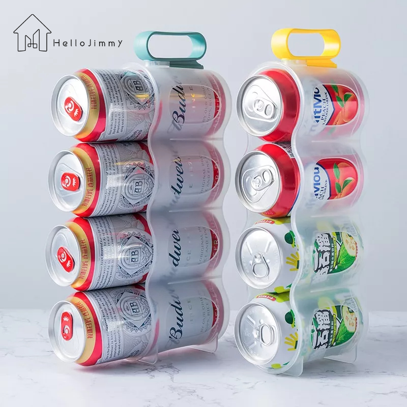 JJT Hellojimmykitchen Hộp Đựng Lon Bia / Nước Ngọt Để Tủ Lạnh Chất Liệu Mềm Mại