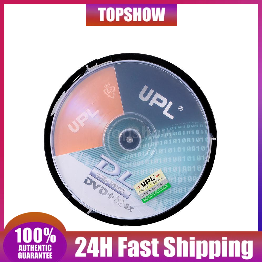 Bộ 10 Đĩa Dvd Trắng 215min 8x Dvd + R Dl 8.5gb