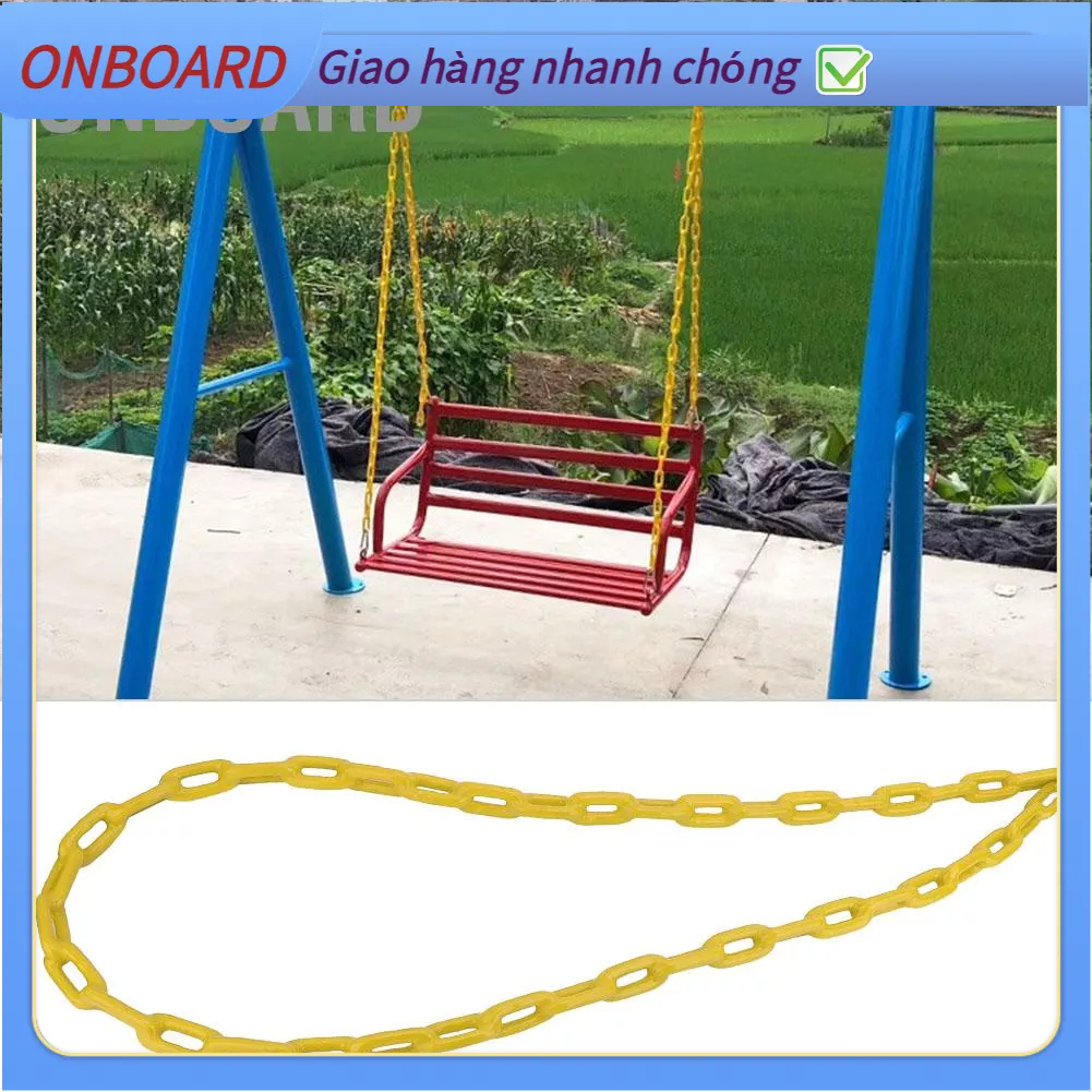 xích đu cho bé 1.5m Trẻ Em Ngoài Trời Trong Nhà Sắt Tráng Nhựa Sân Chơi Đu Xích Liên Kết Phụ Kiện Đồ OnBoard