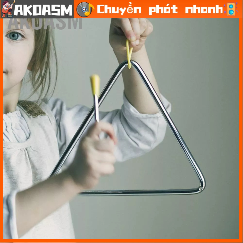 Nhạc thiếu nhi Khai sáng cụ gõ Tam giác thép có tiền đạo AKOASM