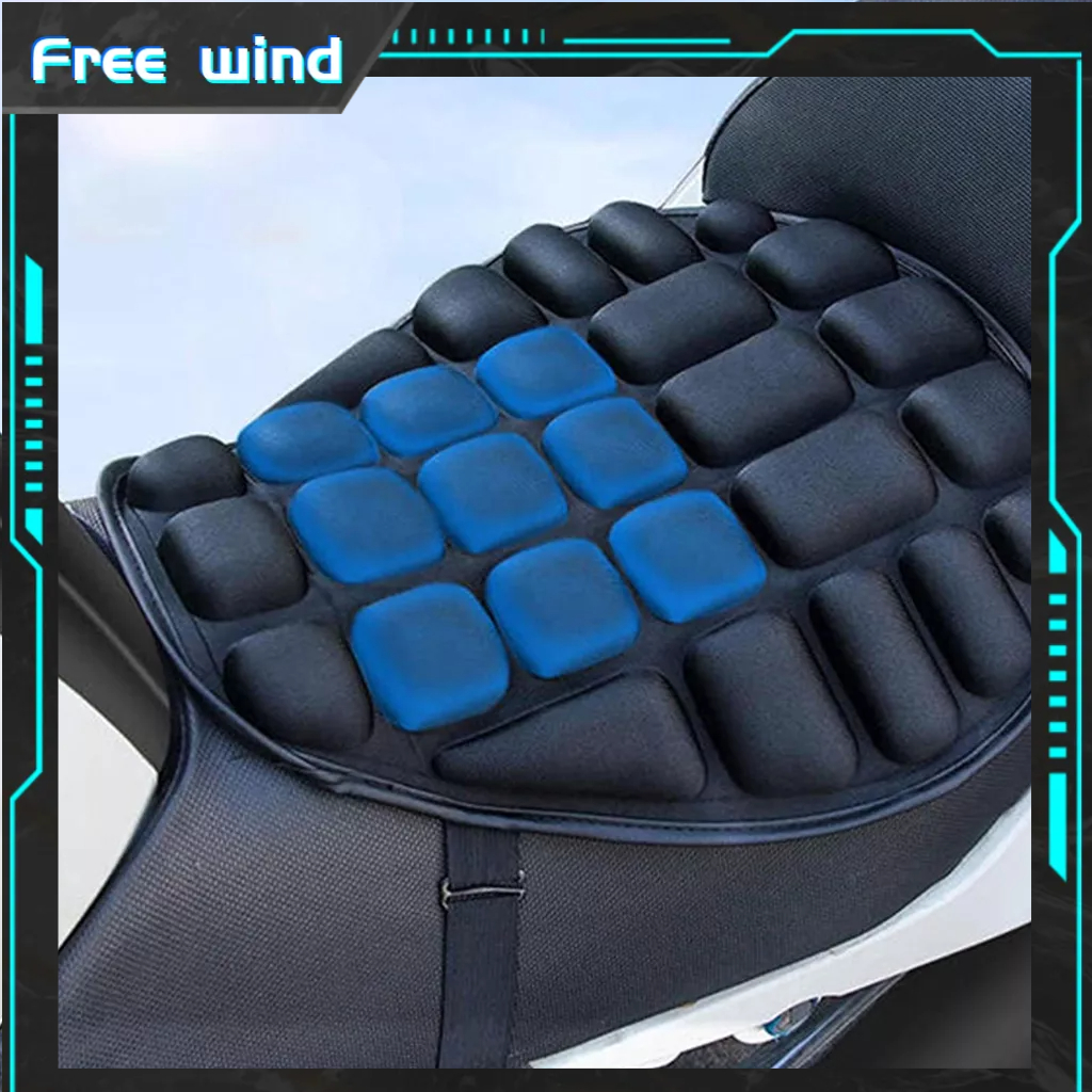 Free wind Đệm Ghế EVA Chống Sốc Bọc Thoáng Khí Giảm Áp Lực Mài Mòn Cho Xe Máy