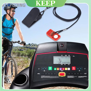 Keepgoing 2 chiếc máy chạy bộ công tắc an toàn dừng khẩn cấp nam châm kẹp khóa chìa khởi động màu đỏ