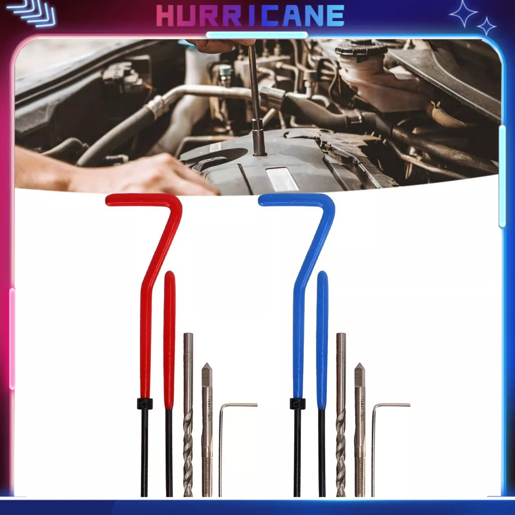 Hurricane 30 chiếc Bộ dụng cụ sửa chữa ren chuyên nghiệp công xe kim loại để phục hồi bị hư hỏng