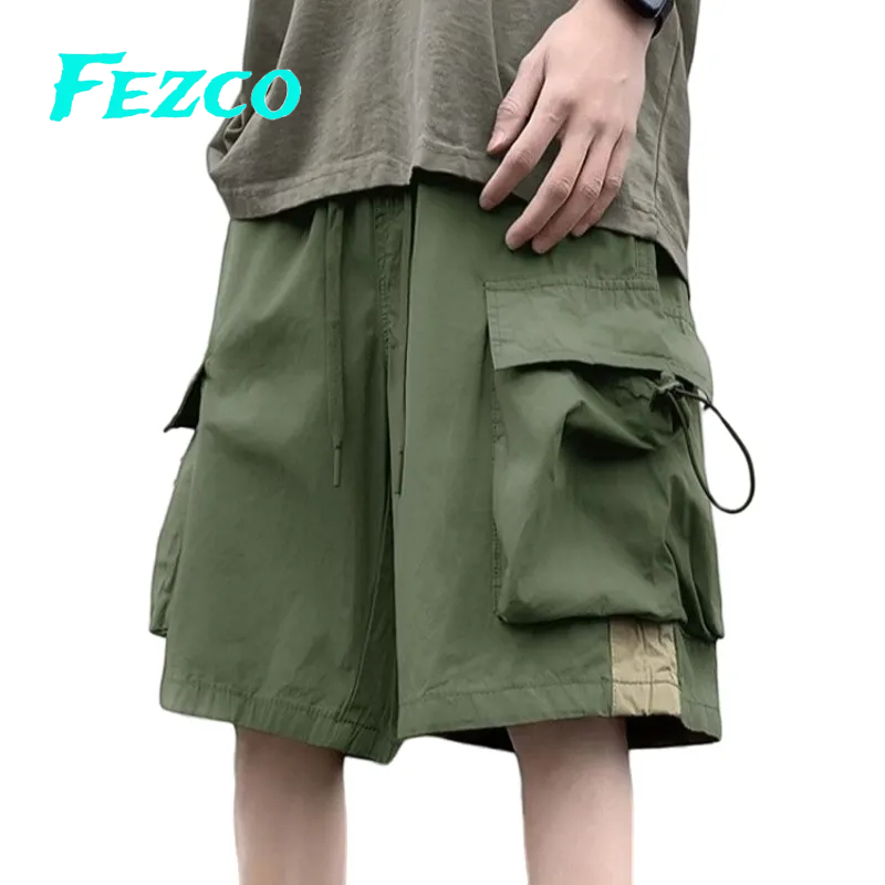 Quần Short Thể Thao Ống Rộng Màu Trơn Thời Trang retro Cho Nam