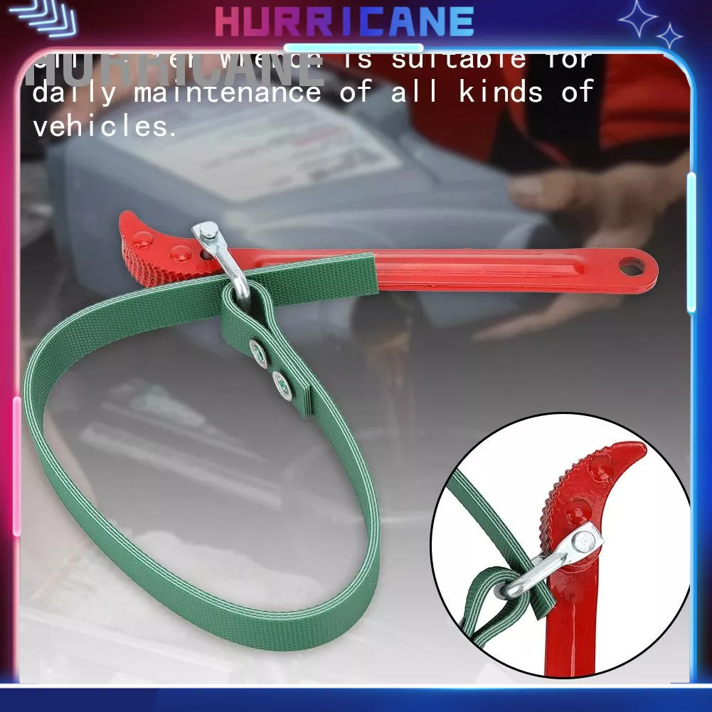 Cờ Lê Vặn Bộ Lọc Dầu Loại đai 8 inch Bộ lọc dầu bỏ cờ lê Dụng cụ sửa chữa ô tô tự động đa năng
