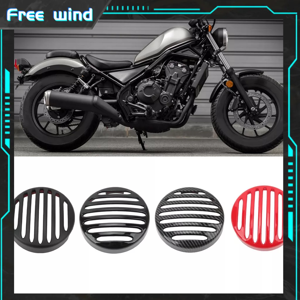 Free wind Ốp Lưới Tản Nhiệt Đèn Pha Thay Thế Bảo Vệ Đầu Xe Máy Cho Rebel CMX 300 500 2017‑2019