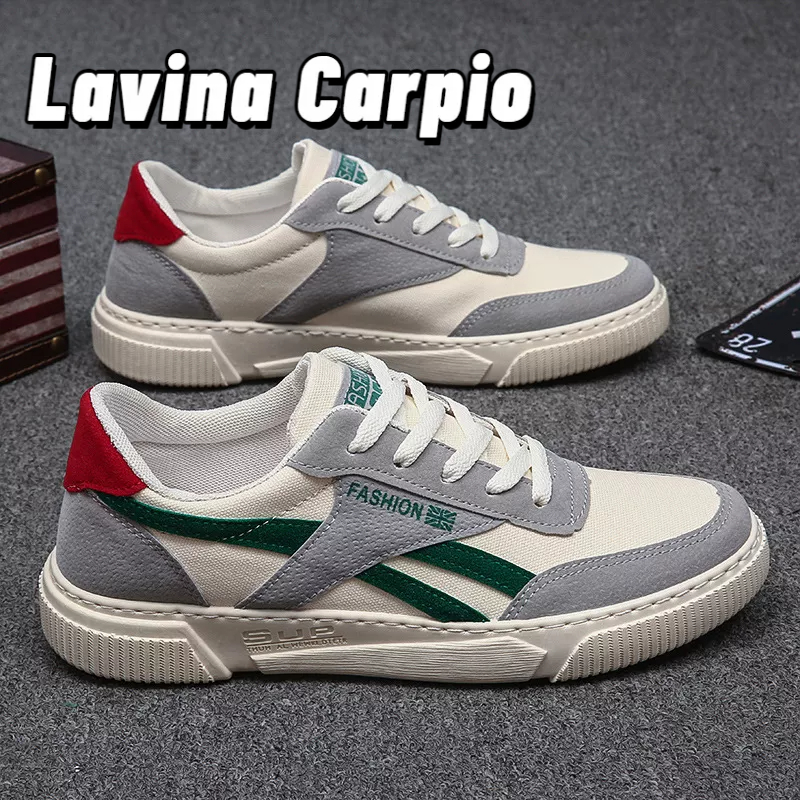 Giày Thể Thao Lavina Carpio Vải canvas Thoáng Khí Phong Cách Hàn Quốc Mới Cho Nam
