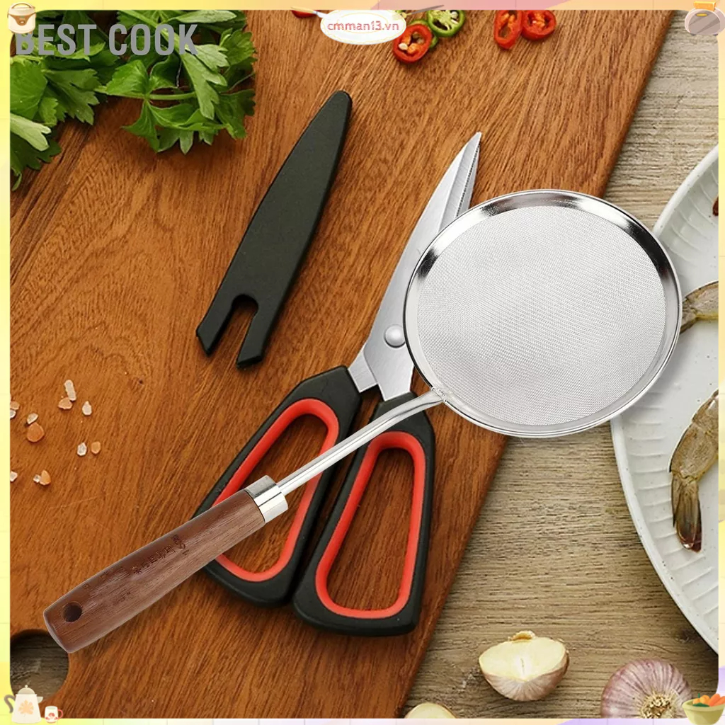 Best cook Rây dầu Lọc hiệu quả Dễ dàng sử dụng Muỗng lọc thức ăn lưới mịn cho bọt mỡ Gravy