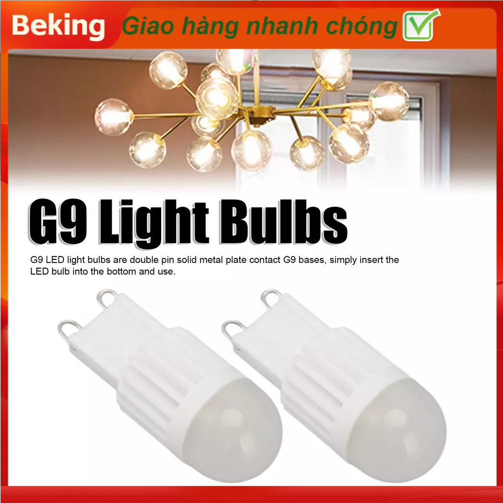 Beking 2 Chiếc G9 Bóng Đèn LED Âm Trần 180LM 14 Hạt Đôi Pin Căn Cứ Cho Bàn Treo Tường Chùm 220V 2W