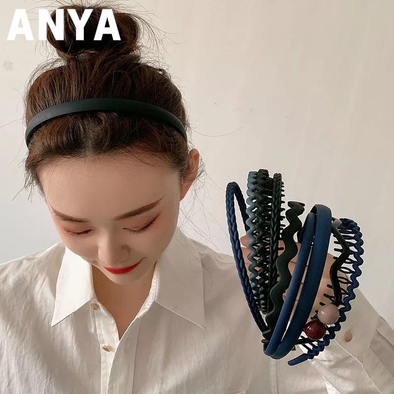 5pcs Băng Đô Cài Tóc Chống Trượt Màu Kẹo Thời Trang 2023