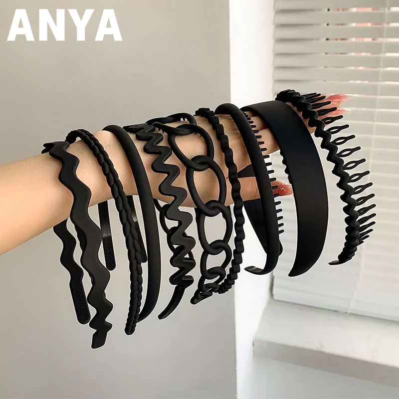 5pcs Băng Đô Cài Tóc Chống Trượt Màu Kẹo Thời Trang 2023