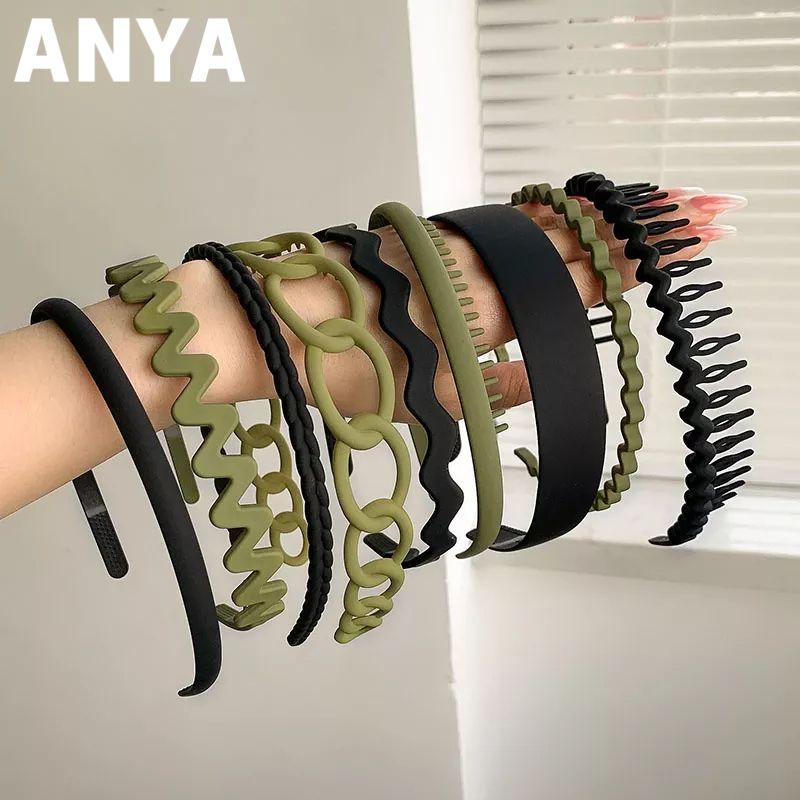 5pcs Băng Đô Cài Tóc Chống Trượt Màu Kẹo Thời Trang 2023