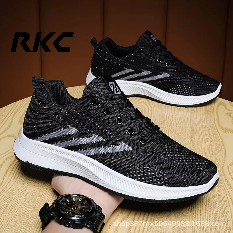 🔥Còn hàng🔥Giày chạy bộ nam thông thường thoáng khí Lưới Giày chạy bộ nhẹ trên cùng Giày thể thao bọc mềm hàng đầu RKC319 | BigBuy360 - bigbuy360.vn
