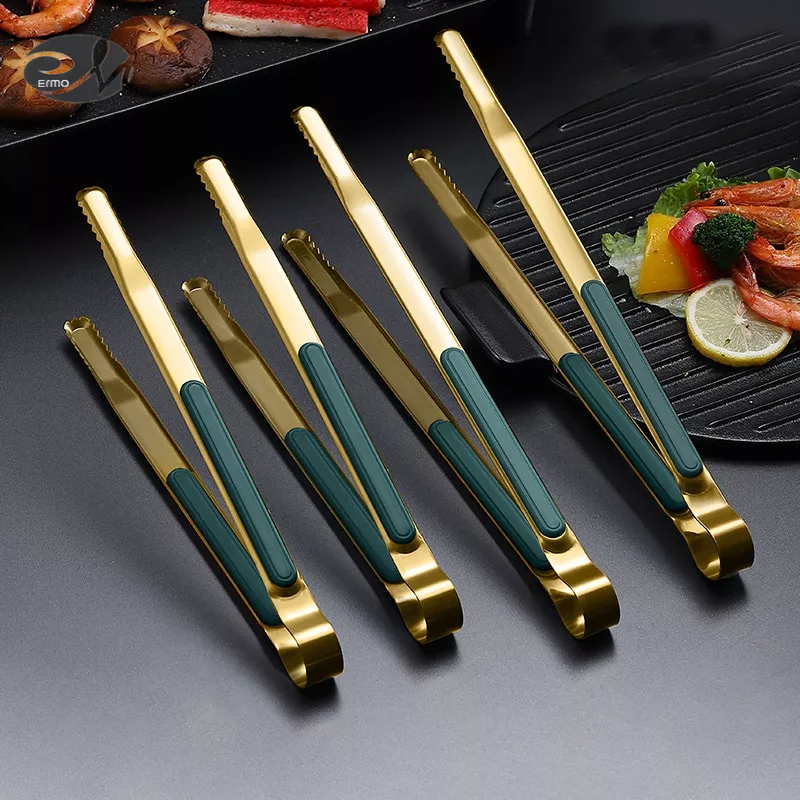 Kẹp gắp đá / bánh mì / thịt nướng ERMO bằng thép không gỉ tiện lợi dành cho nhà bếp