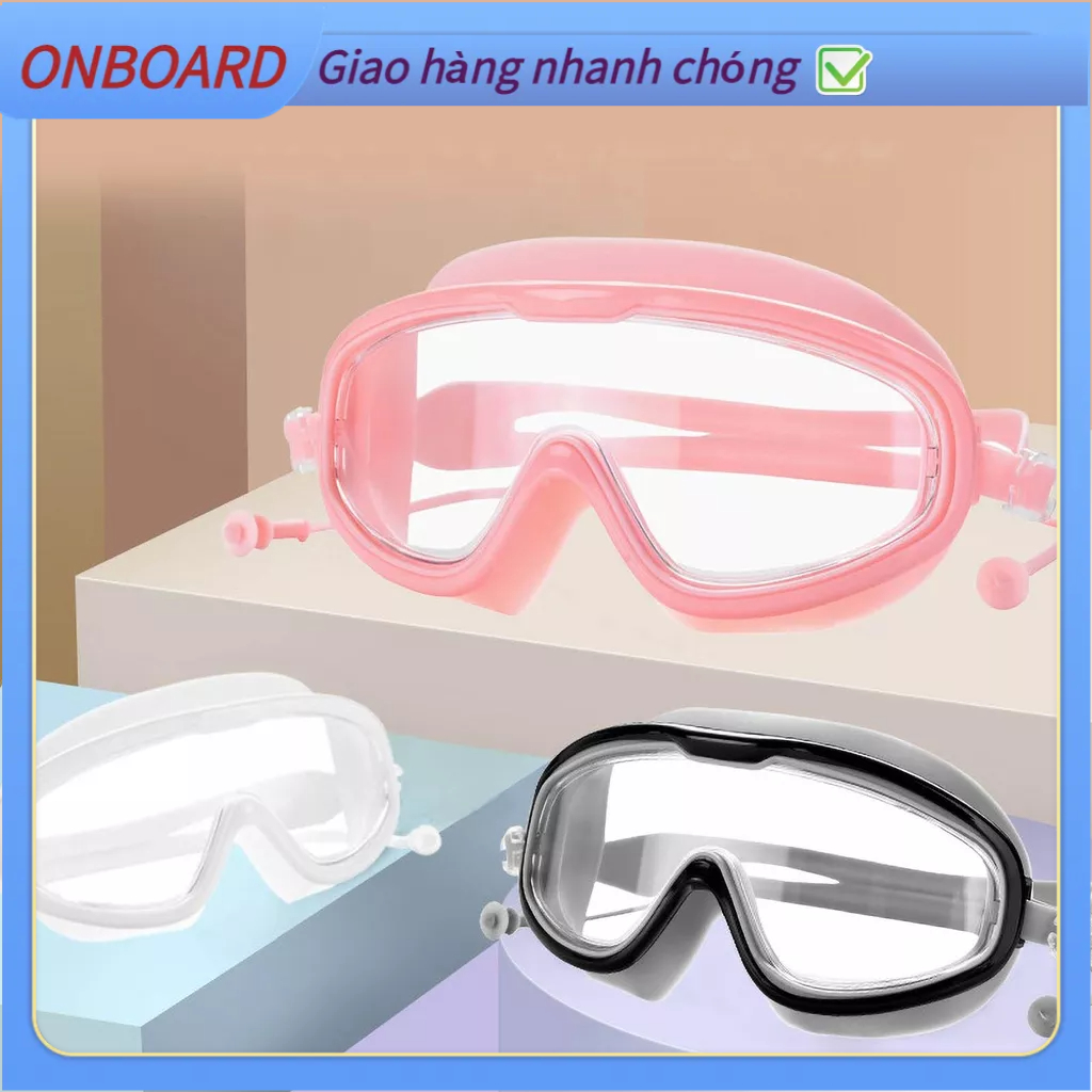 Kính Bơi Gọng Lớn Bằng Silicone Chống Thấm Nước Chống Sương Mù Dành Cho Người Lớn OnBoard F.
