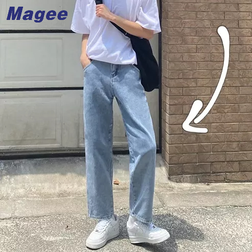 Quần Jeans Nam Lưng Cao Thời Trang Hàn Quốc
