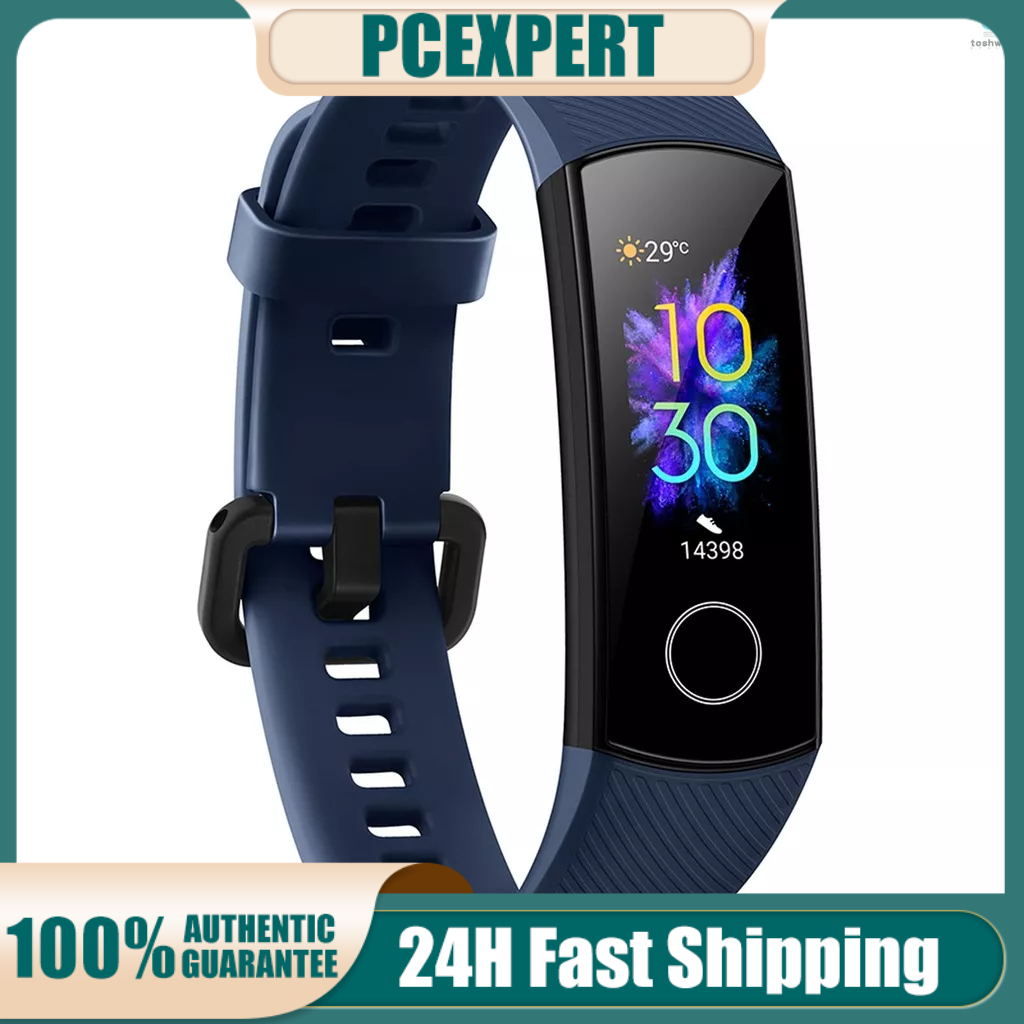 Đồng Hồ Thông Minh HONOR Band 5 0.95inch Màn Hình Màu Oled 240 * 120 Pixels Theo Dõi Nhịp Tim Chống Thấm Nước 5ATM