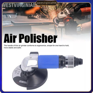 Westvirginia058 Máy mài góc không khí 4 inch 11000RPM Công tắc an toàn đầu vào 1/4in Phong cách đánh bóng nén công nghiệp