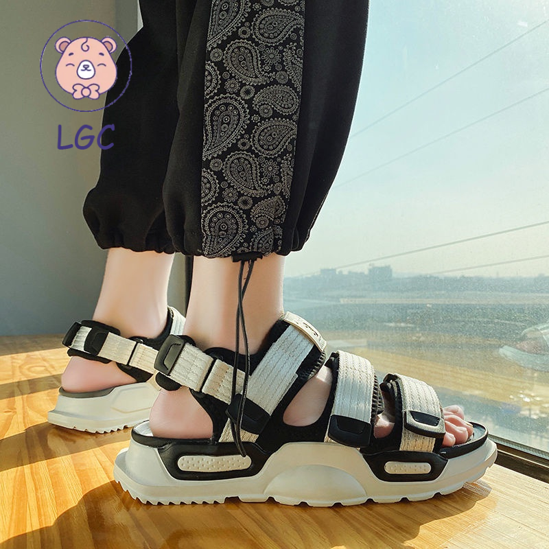 Giày Sandal Tăng Chiều Cao Chống Trượt Thời Trang Mùa Hè Cho Nam
