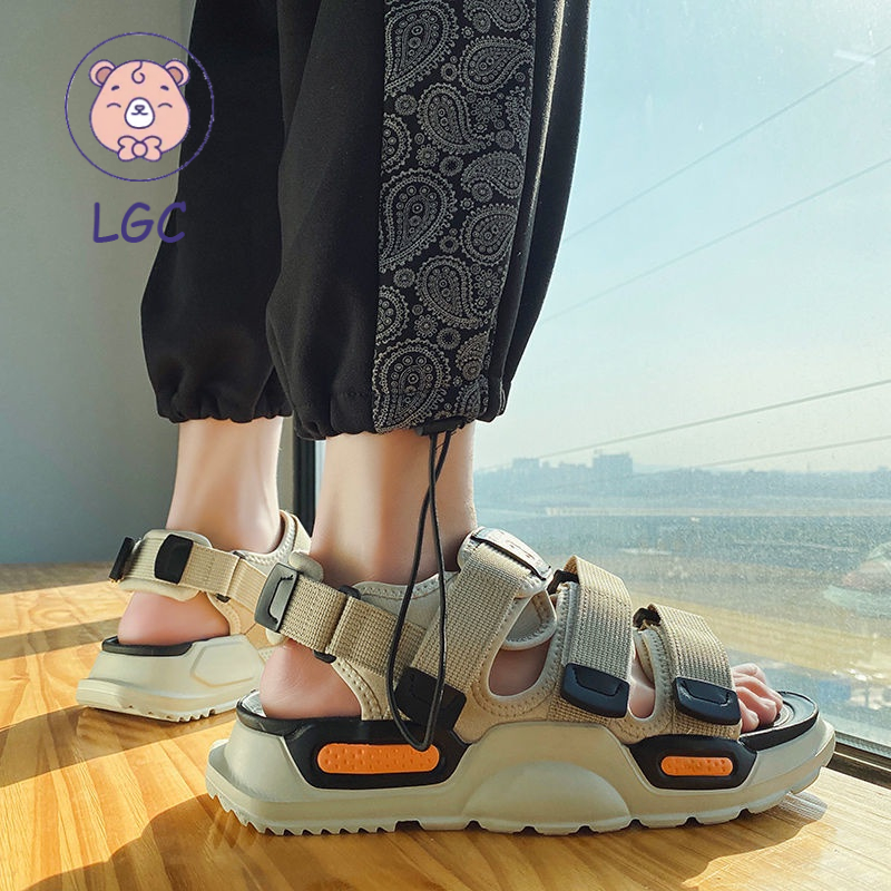 Giày Sandal Tăng Chiều Cao Chống Trượt Thời Trang Mùa Hè Cho Nam