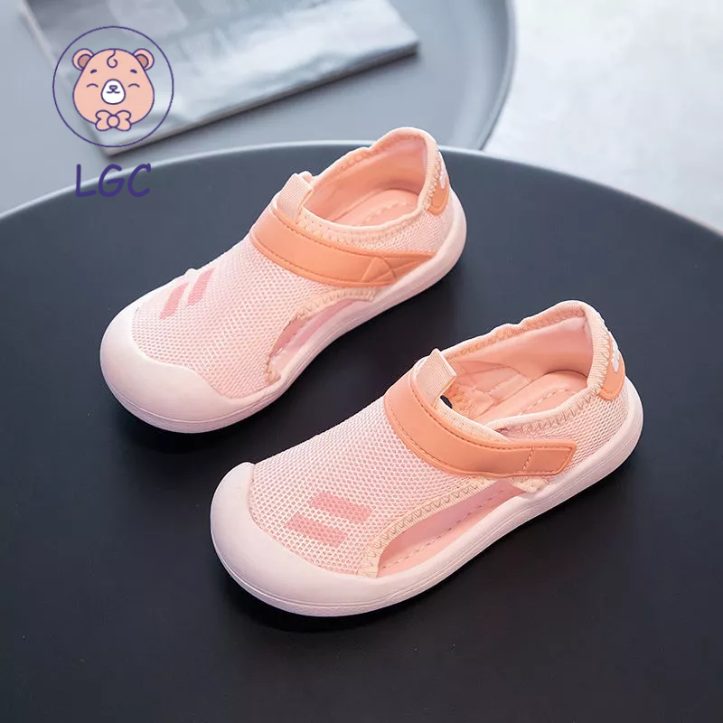 Giày Sandal Thể Thao Phối Lưới Phong Cách Mới 2022 Cho Bé Gái