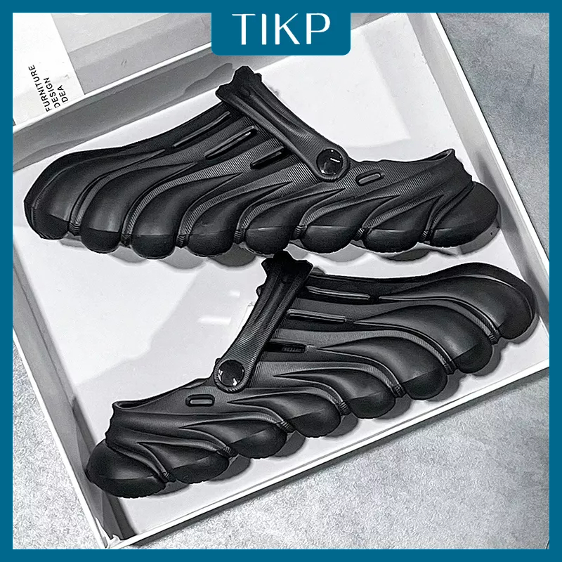 Tikp Giày nam Sandals Giày bãi biển Màu chống trượt Thời trang Kích thước 38-45