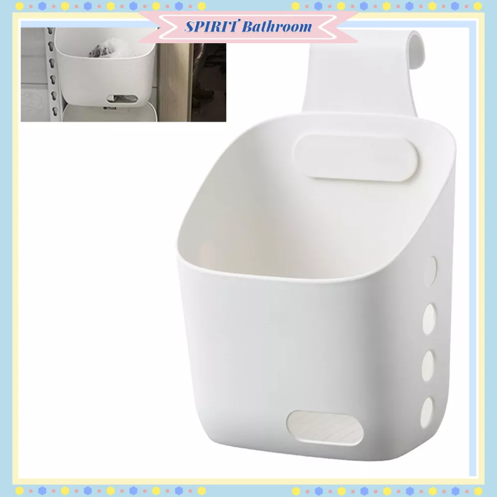SPIRIT Bathroom Giỏ treo nhỏ bằng nhựa đựng đồ nhà bếp cho phòng tắm Nhà Phòng ký túc xá ngủ