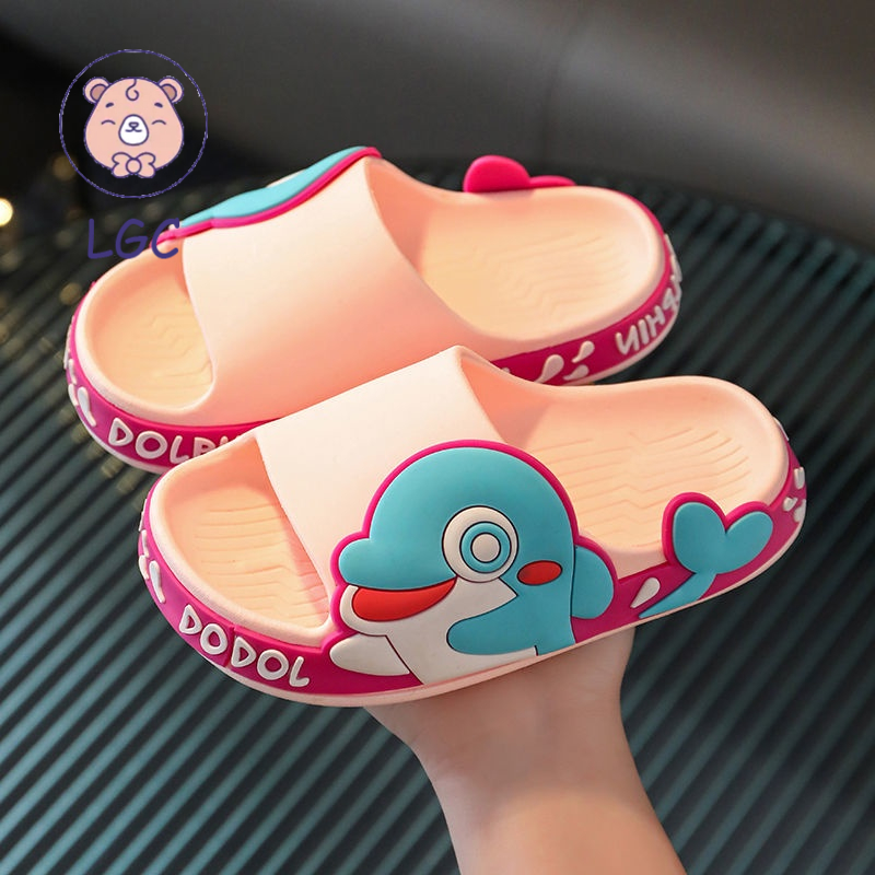 Dép Đi Trong Nhà Tắm Chống Trượt Họa Tiết Hoạt Hình Dễ Thương Cho Bé