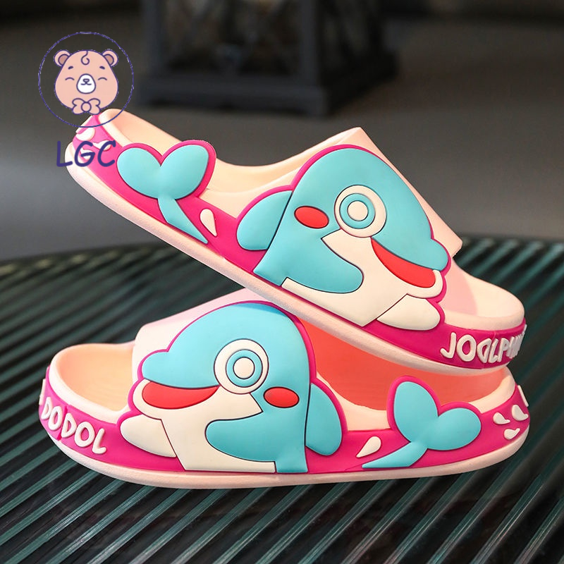Dép Đi Trong Nhà Tắm Chống Trượt Họa Tiết Hoạt Hình Dễ Thương Cho Bé