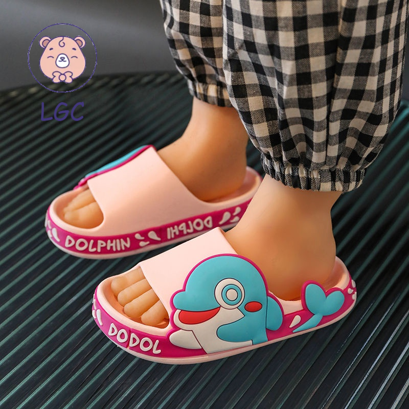 Dép Đi Trong Nhà Tắm Chống Trượt Họa Tiết Hoạt Hình Dễ Thương Cho Bé