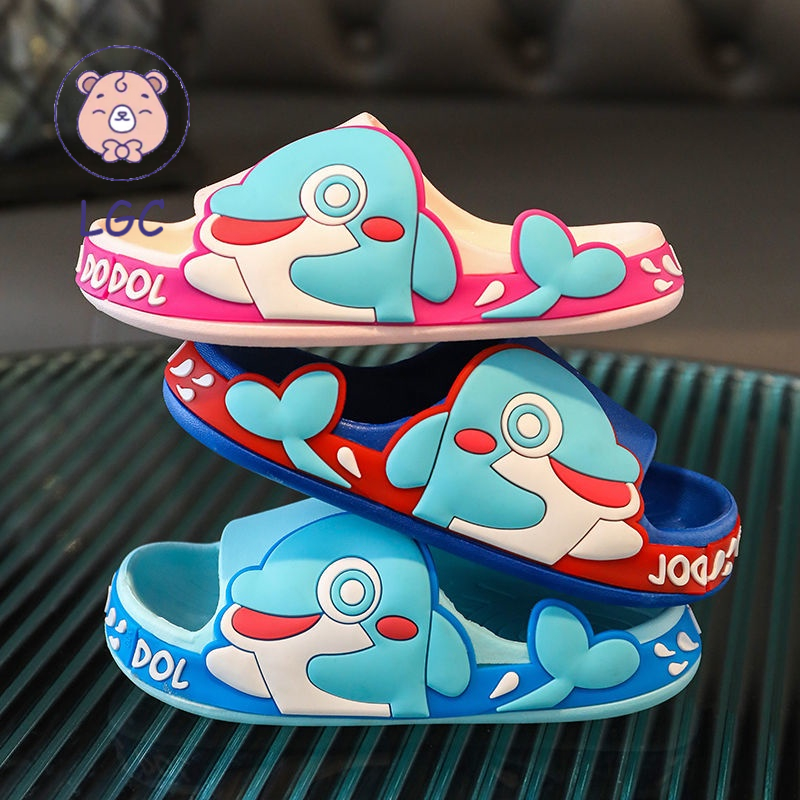 Dép Đi Trong Nhà Tắm Chống Trượt Họa Tiết Hoạt Hình Dễ Thương Cho Bé