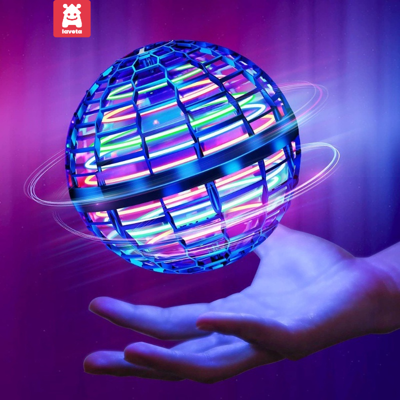 Đồ Chơi Quả Bóng Bay UFO Cảm Ứng Thông Minh Màu Đen Dạ Quang