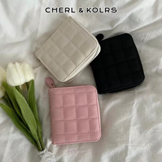 CherlKolrs Ví Nữ mini Dạng Ngắn Có Khóa Kéo Thêu Họa Tiết Phong Cách Hàn Quốc Thời Trang Cho Nữ