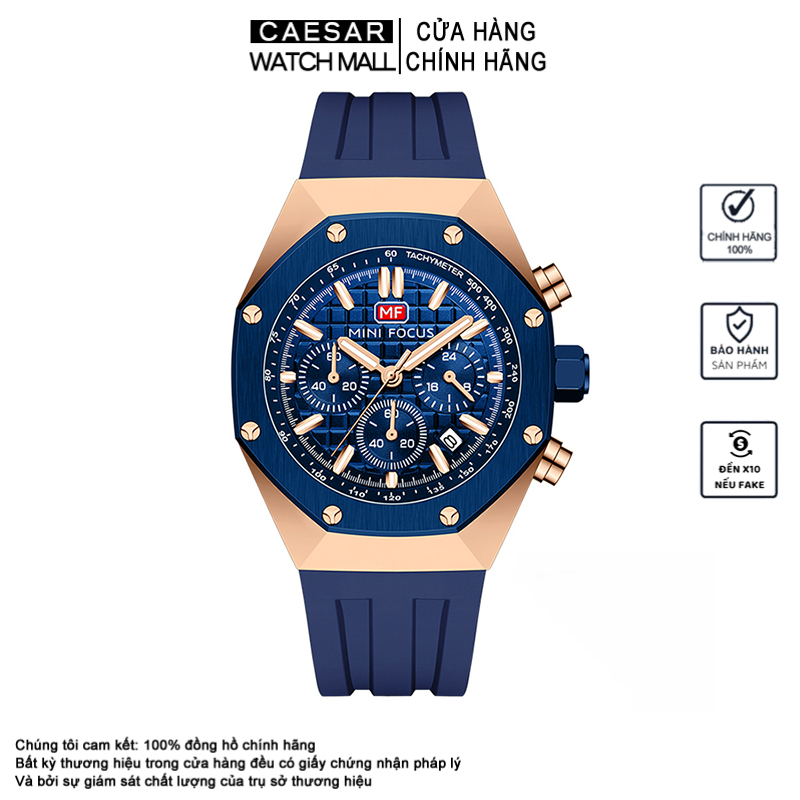 【100% chính hãng】MINI FOCUS Đồng Hồ Thể Thao Nam Chính Hãng Chống Thấm Nước Đa Năng Dây Silicone Dạ Quang Cho Đồng hồ đeo cao su