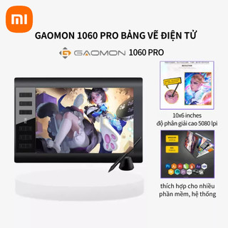 Bảng vẽ điện tử gaomon 1060 pro 10x6 inches bản nâng cấp mới dùng cho ps, ai, fl-mi best