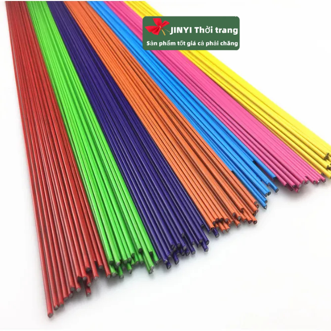 (0.9mm * 40cm) 10 Cuộn Dây Nhựa Trắng Làm Quà Tặng Sinh Nhật / Đám Cưới DIY