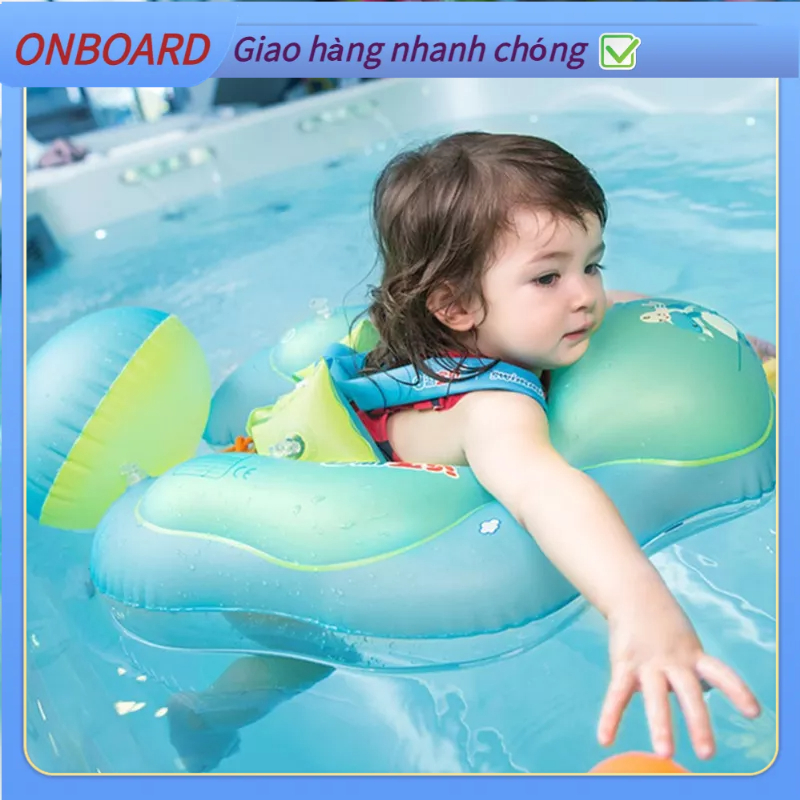 Phao bơi chống lật TẶNG KÈM BƠI HƠI, luôn giữ thăng bằng đảm bảo an toàn cho bé khi đi bơi Cho Bé Tập Bơi OnBoard E.