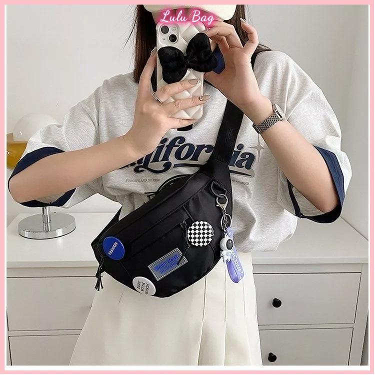 Túi Đeo Chéo Cỡ Lớn Phong Cách Harajuku Nhật Bản Cho Nam