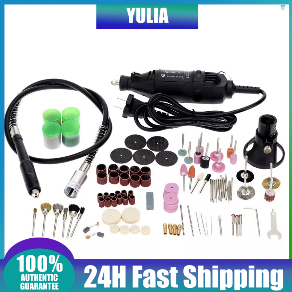 Bộ Dụng Cụ Máy Mài Đánh Bóng Chuyên Nghiệp 110V AC Đa Năng Kèm Phụ Kiện 171 Món